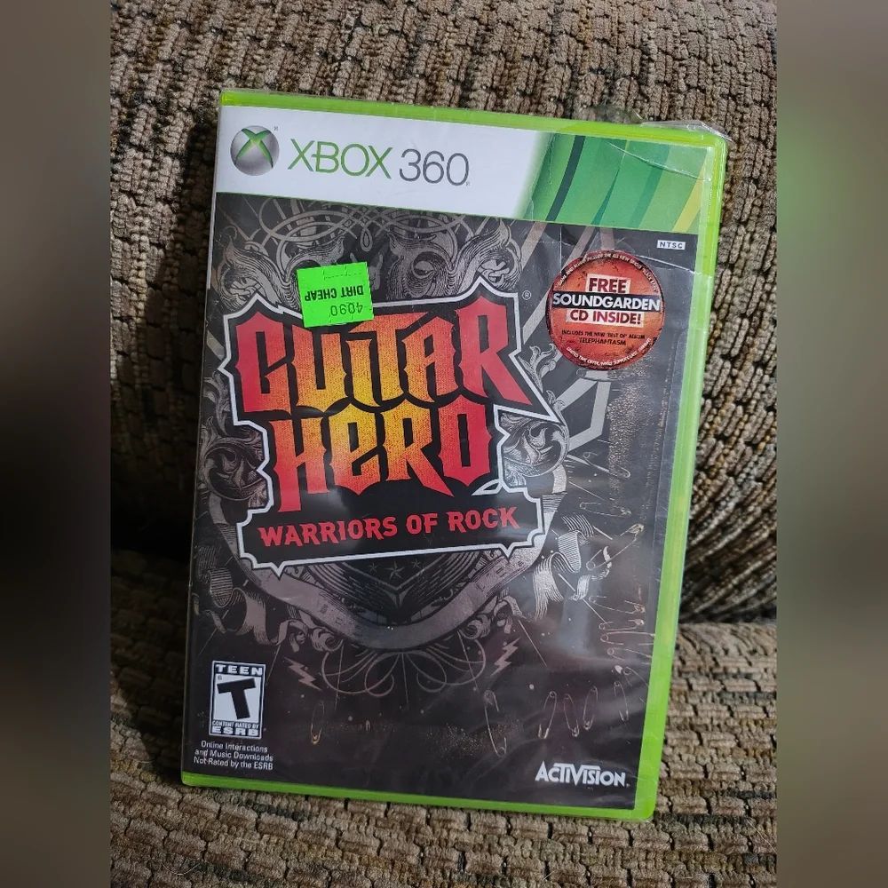 Guitar Hero: Warriors of Rock (Microsoft Xbox 360, 2010)